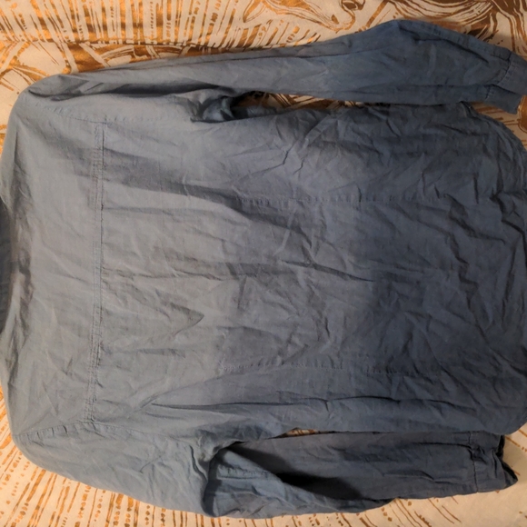 Truth Ombre Blue Button Down - Picture 3 of 3